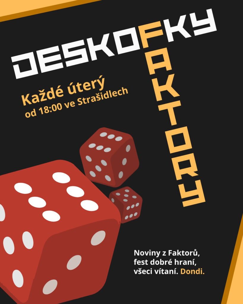 1. DeskoFky (setkání členstva nad deskovkami)